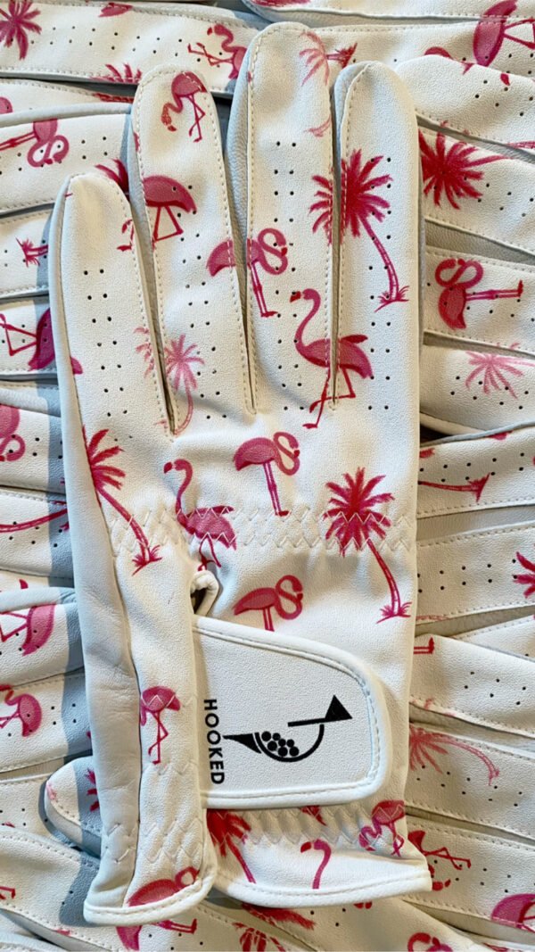 Men's Flamingo Print LH Golf Glove