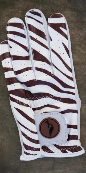 Men's Zebra Print Glove