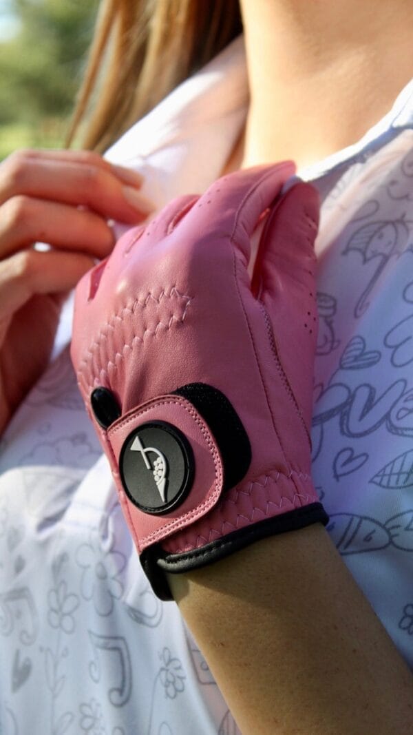 Ladies Pink Glove